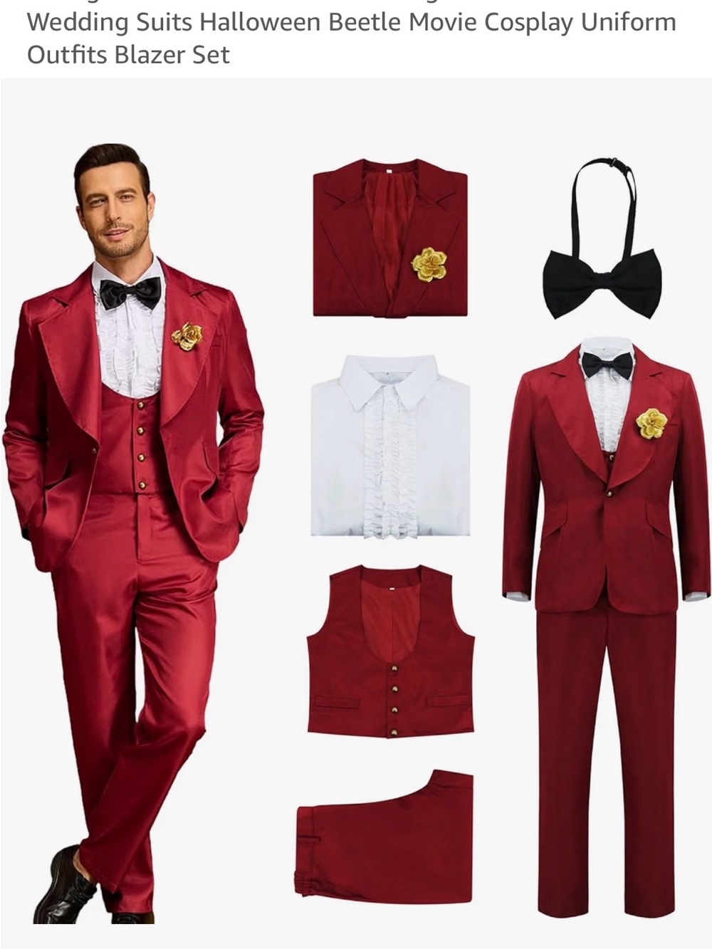Men’s Beetlejuice costume - wedding costume NEW!!